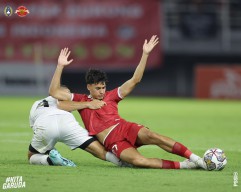 Indonesia vs Palestina berakhir seri 0-0