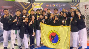 Tim Taekwondo Universitas Hang Tuah Surabaya Dominasi Kejuaraan KBBP Polri Cup 2024