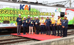 PT Kereta Api Indonesia Mendukung Uji Coba Penerapan B40 untuk Kereta Api