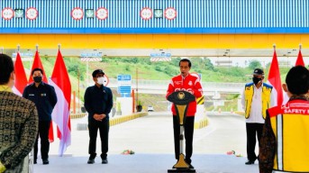 Presiden Resmikan Jalan Tol Manado-Bitung Seksi Danowudu-Bitung