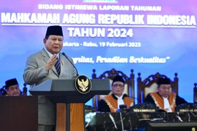 Presiden Prabowo Subianto Apresiasi Peran Hakim dalam Penegakan Hukum di Indonesia