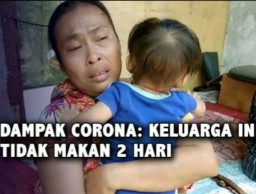 Satu Keluarga Kelaparan, Selama Dua Hari Tidak Makan