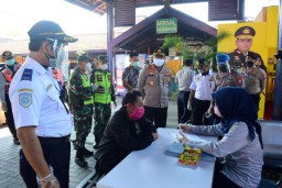 Kapolres Sidoarjo Sidak Kesiapan Posko Mudik di Terminal Purabaya