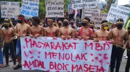 Masyarakat Adat MBD Tolak Amdal Blok Masela