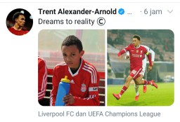 Ditunjuk sebagai Kapten Liverpool, Trent Alexander-Arnold Bangga