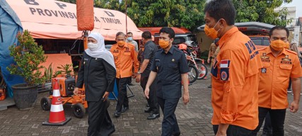 Gubernur Khofifah Minta BPBD Proaktif Lakukan Mitigasi dan Kordinasi
