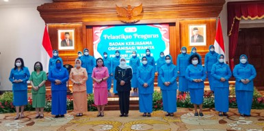 Ini Pesan Khofifah Kepada  Badan Kerjasama Organisasi Wanita Jatim