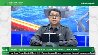 Nilai Ekspor Jatim Naik 17% pada Maret 2022 sebesar US$ 2,17 M