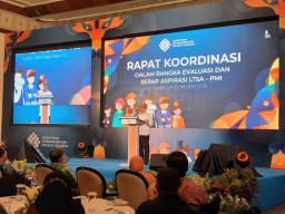Kadisnakertrans Buka Rakor Evaluasi dan Serap Aspirasi LTSA - PMI