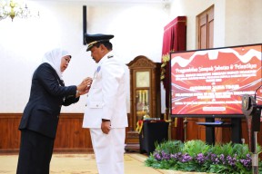 Gubernur Khofifah Lantik Marhaen Djumadi sebagai Bupati Nganjuk