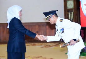 Gubernur Khofifah Lantik Heru Suseno Sebagai Pj Bupati Tulungagung