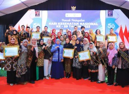 Gubernur Khofifah Ajak Masyarakat Lakukan  Pola Hidup Sehat Dari Malas Gerak Menjadi Senang Gerak