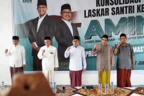 Bersama Gus Salam, Laskar Santri Kediri Siap Menangkan Pasangan Anies Baswedan-Muhaimin Iskandar