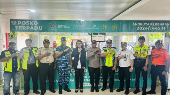 PT Angkasa Pura I Membuka Posko Terpadu Angkutan Lebaran1445 H