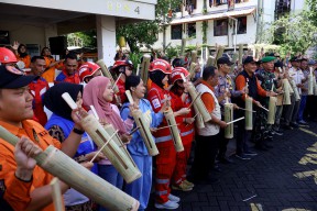 Pemkot Surabaya Libatkan Masyarakat-Forkopimcam dalam Simulasi Kesiapsiagaan Bencana di Peringatan HKB 2024