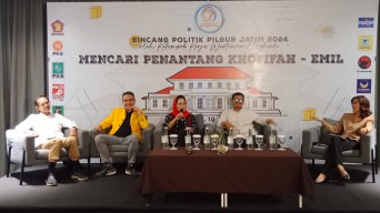 Pokja Grahadi Gelar Diskusi Politik Pilgub Jatim 2024: "Mencari Penantang Khofifah - Emil"