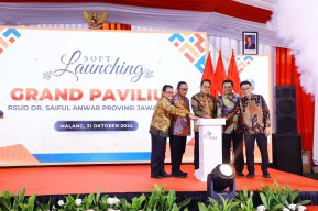 Pemprov Jatim Tingkatkan Pelayanan RSUD Bertaraf Internasional, Pj. Gubernur Resmikan Gedung Grand Paviliun RSSA Malang