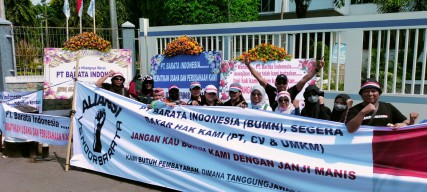 Sejumlah Vendor Geruduk PT Barata, Tuntut Pelunasan Utang Rp 2,4 Triliun