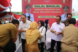 Hari Pertama Usai Libur Lebaran, 8.000 Pegawai Pemkot Surabaya Hadiri Halalbihalal Bersama Wali Kota
