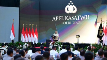 Presiden Prabowo Subianto Berikan Arahan Strategis Kepada Polri dalam Apel Kasatwil Tahun 2024