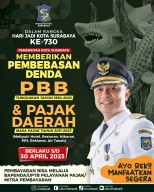 Menjelang HJKS ke-730, Pemkot Surabaya Bebaskan Sanksi Denda PBB dan Pajak Daerah