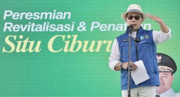 Gubernur Ridwan Kamil Resmikan Wajah Baru Situ Ciburuy