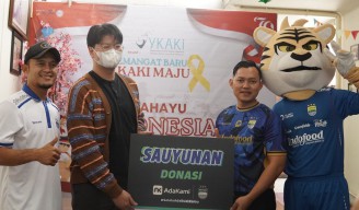 PERSIB Bersama AdaKami Gelar Kegiatan Sosial "Sauyunan" di Yayasan Kasih Anak Kanker Indonesia