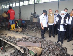 Gubernur Khofifah Tinjau Inovasi Pengolahan Sampah di Ponorogo