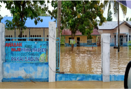 Banjir di Pidie, Aceh Rendam Ratusan Rumah