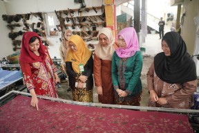 Dewi Maharani Nurkholis Giat Roadshow dan Silaturahmi dengan Pelaku UMKM Konveksi Kota Probolinggo