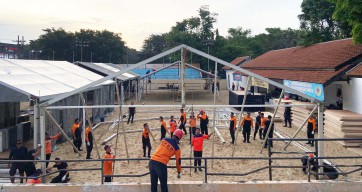 BPBD Jatim Siapkan Tenda Rehat, Toilet Portabel Untuk Pelaksanaan Harlah 1 Abad NU