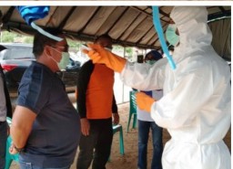 Kembali ke Pulau Taliabu, Bupati Aliong Di-Screening