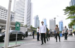 Jokowi Tinjau Persiapan New Normal