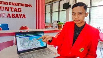 Mahasiswa Untag Surabaya Ciptakan Portal Zonasi Rawan Kejahatan