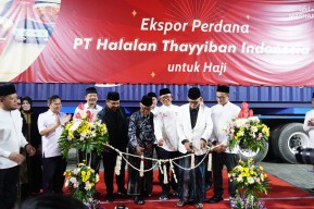 Menag Lepas Ekspor Perdana Makanan Siap Saji Jemaah Haji ke Saudi