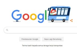 Google Doodle Ucapkan Terima Kasih kepada Pekerja Transportasi