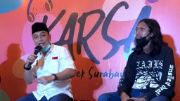 Kaum Milenial Surabaya Dukung Eri Cahyadi