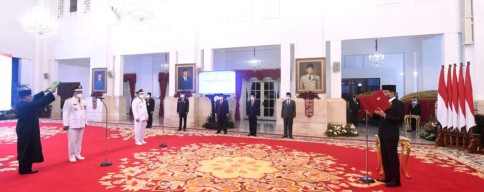 Presiden Lantik Gubernur dan Wakil Gubernur Kalimantan Selatan
