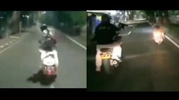 Viral Video Kejar-kejaran Polisi dan Begal
