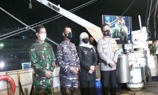 Lepas Sambut Panglima Koarmada II di KRI  Bima Suci