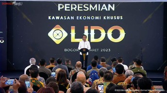 Resmikan KEK Lido, Presiden: Pembangunan Infrastruktur Bawa Manfaat Ekonomi