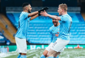 Dua Gol Mahrez antar City ke Final Liga Champions