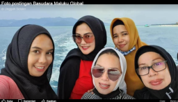 Di Tengah Pandemi Covid, Istri Gubernur Maluku Asyik Tamasya