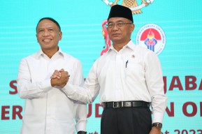 Menko PMK Muhadjir Effendy Resmi Jabat Plt. Menpora