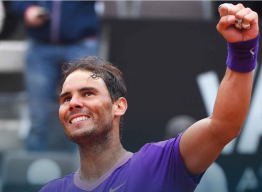 Juara di Italia Terbuka, Nadal Pecahkan Rekor Djokovic