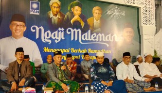Pengajian dan Sholat Tarawih Bersama Digelar DPW PAN Jatim dengan PWNU Jatim di Surabaya