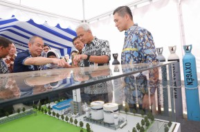 Ganjar Pimpin Groundbreaking Pabrik Samator Terbesar, Nilai Investasi Rp500 Miliar