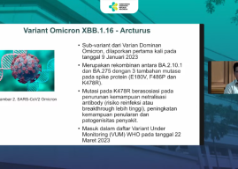Kasus COVID-19 sub Varian Arcturus Bertambah