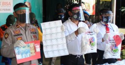 Rilis Pil Koplo di Polres Tanjung Perak tak Physical Distancing