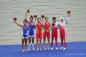 Rowing Sumbang Medali Pertama Tim Indonesia di Asian Games Hangzhou